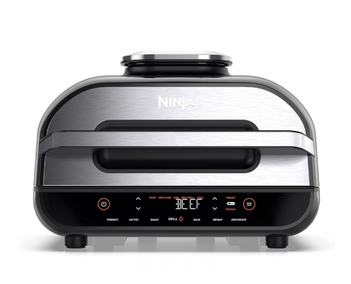 Ninja 6合1智能空气炸锅&烧烤架 不粘陶瓷涂层2460W