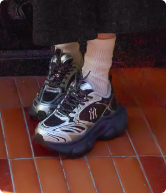 潮流厚底时尚街头赛博老爹鞋25夏季新款